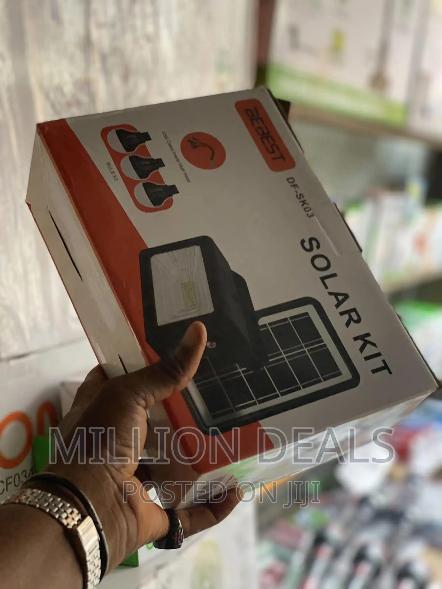 Portable Unique Solar Kits With 3 Bulbs