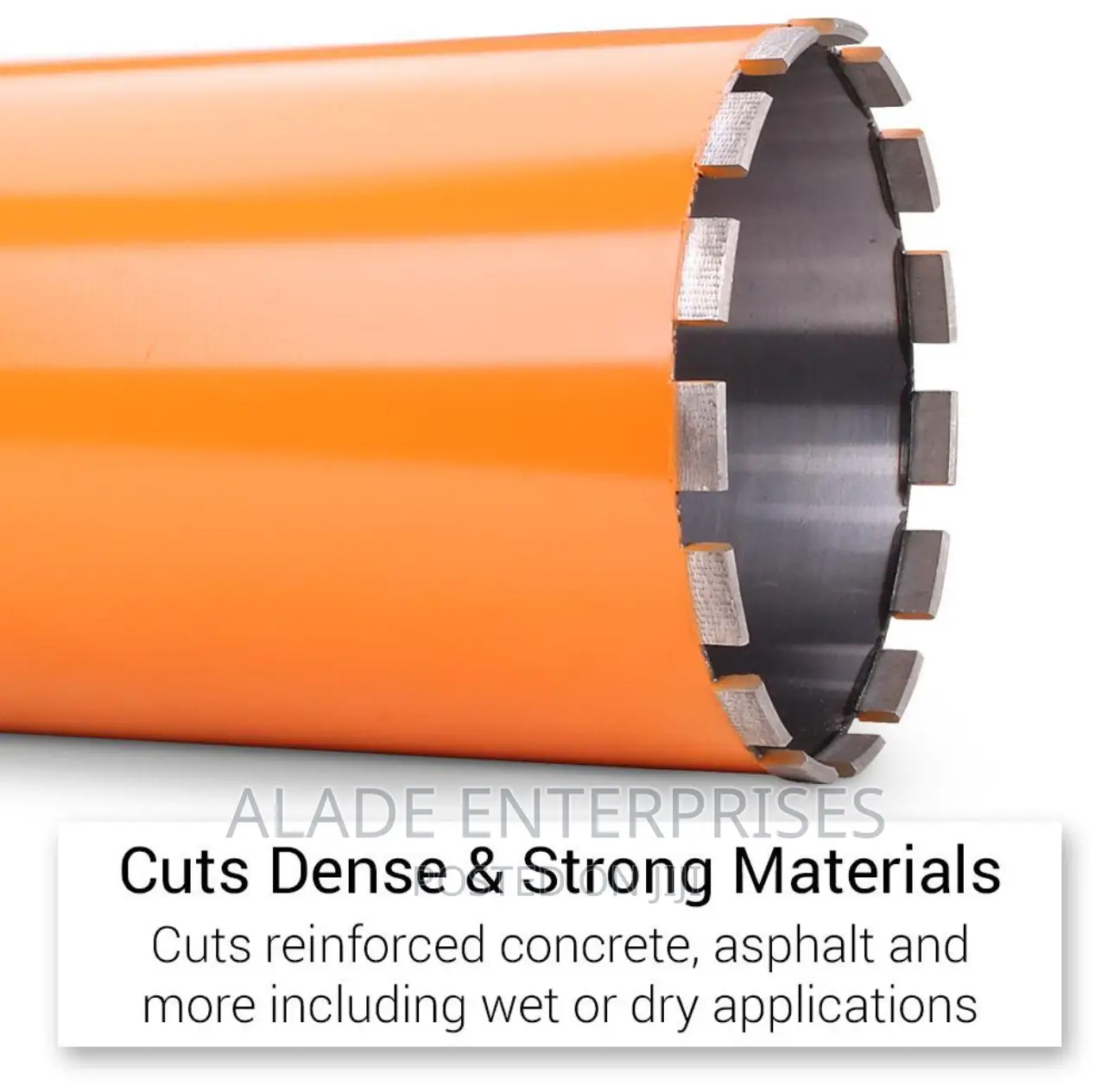 Diamond Core Drill, 3"/76mm Diameter Core Drill Bit,