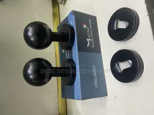 Black Coated Knob Handle