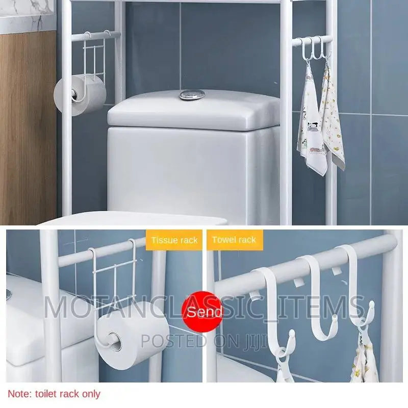 Bathroom / Toilet Rack (Three-Tier Shelf)