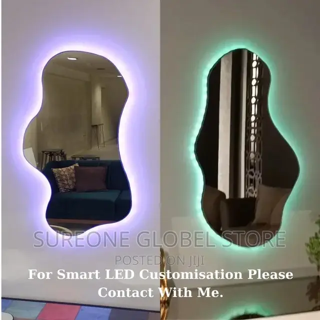 Design Mirror With Led Lights