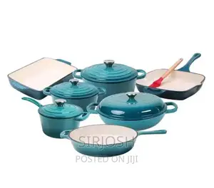 UNIQUE 7set Enamel Cast Iron Pots