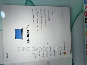 Laptop Apple MacBook Pro 2017 16GB Intel Core i7 SSD 500GB