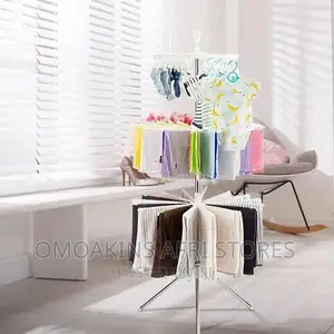 Laundry Drying Rack 360 Rotatable Tripod Airer for Clothes