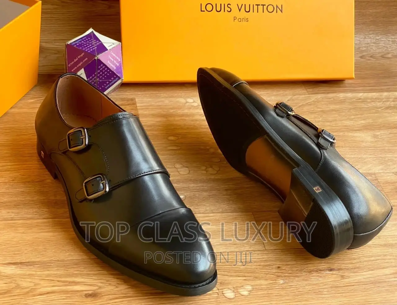 Louis Vuitton Leather Men Luxury Designer Coperate Shoe