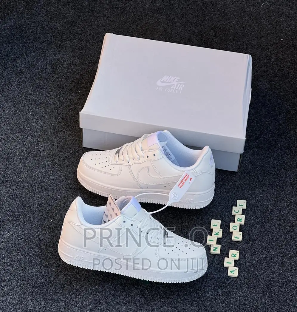 Original Plain White Air Force 1