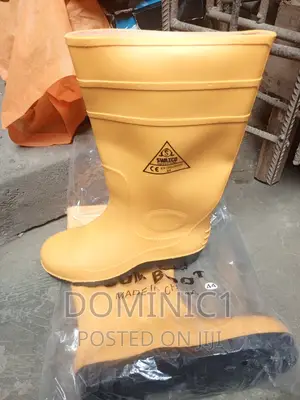 Yellow Safety Rain Boot Heavy Duty