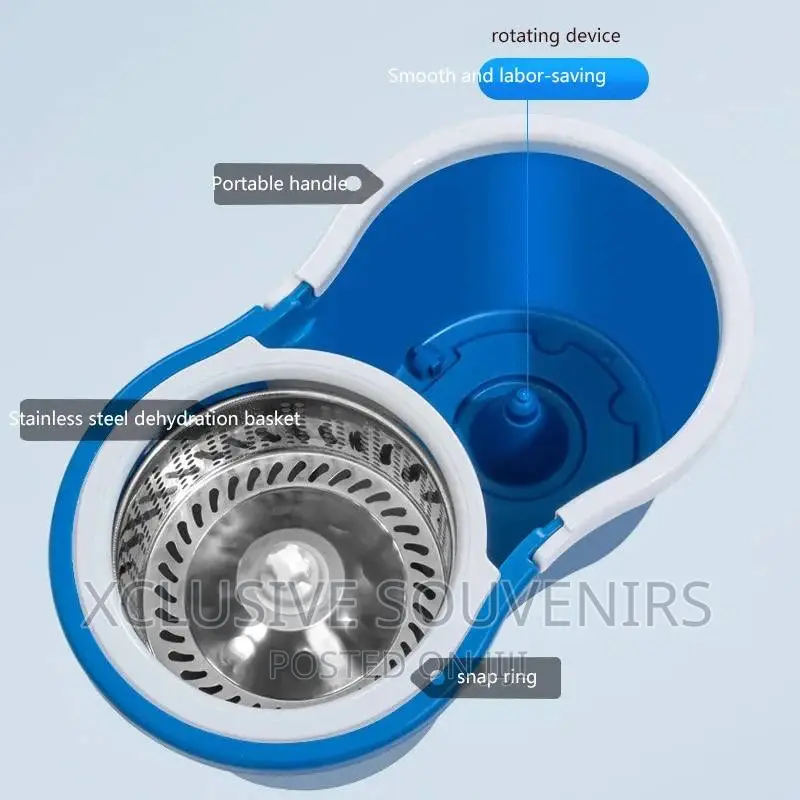 Microfiber Spin Mop Bucket Floor Cleaning System
