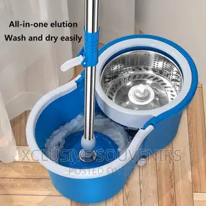 Microfiber Spin Mop Bucket Floor Cleaning System