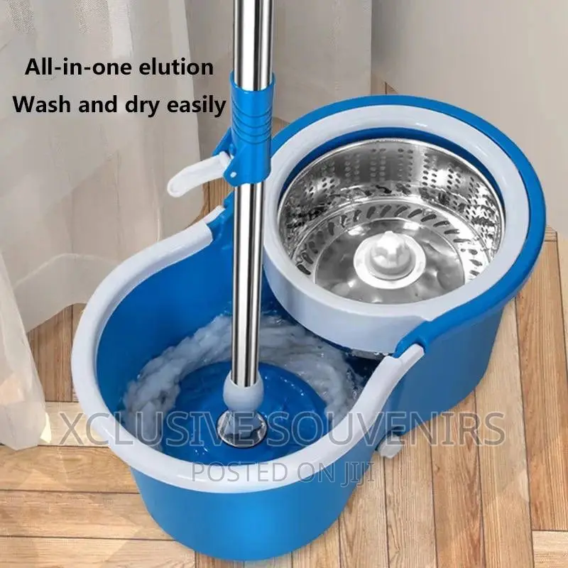 Microfiber Spin Mop Bucket Floor Cleaning System