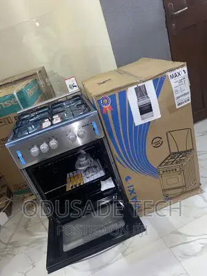 New in Maxi 50*50 4 Burner Gas Cooker Basic Inox