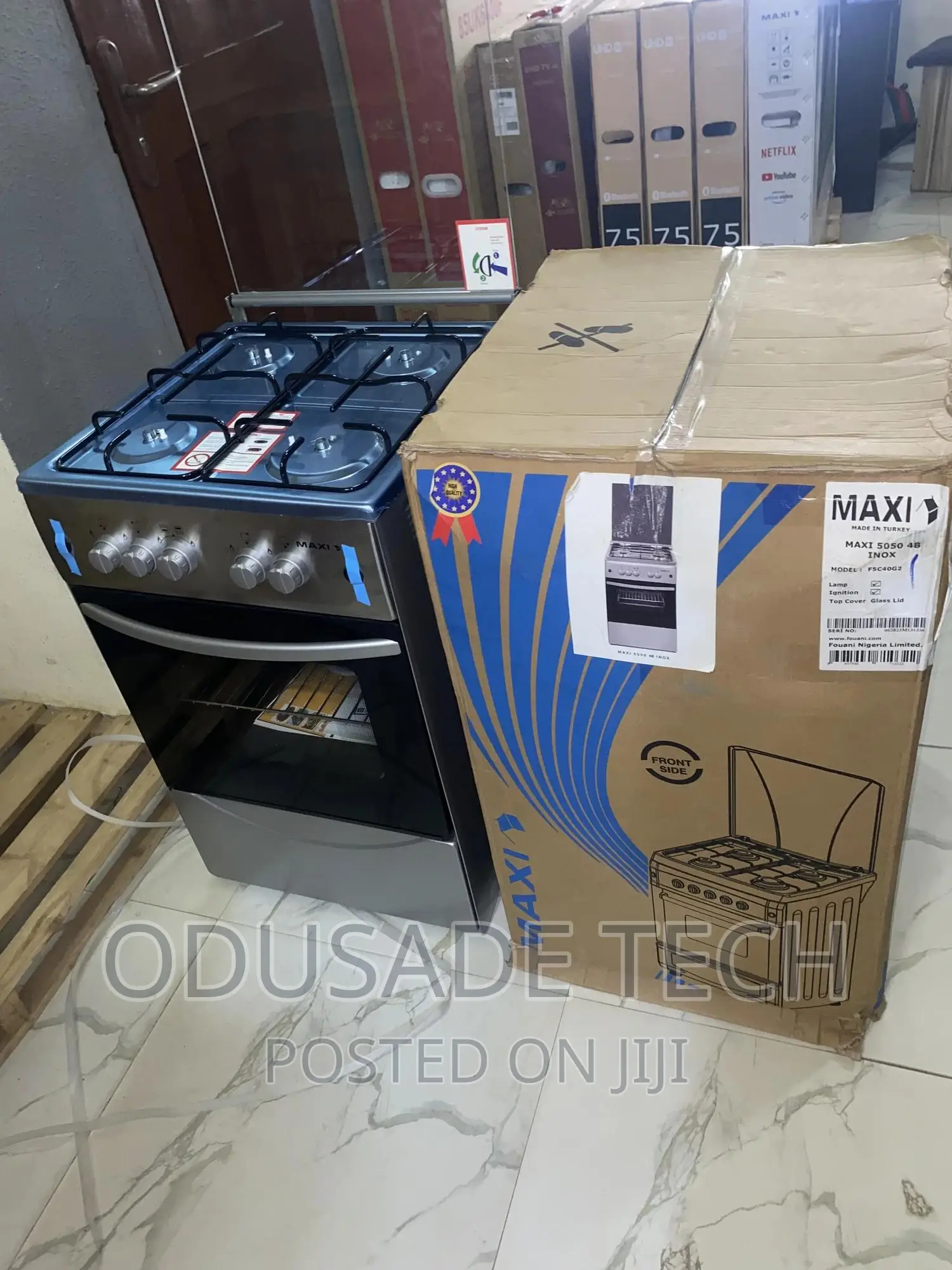 Basic Maxi 50*50 4 Burner Gas Cooker