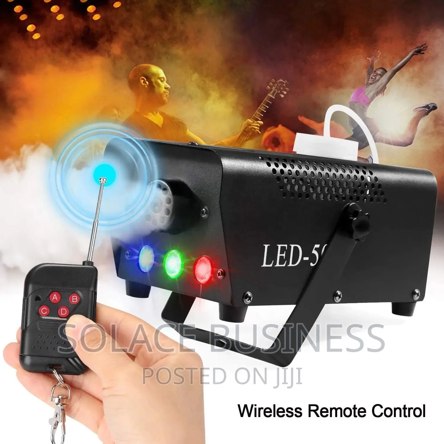 500W Fog Machine Smoke RGB + Remote Control DJ Stage in Yaba - Audio ...