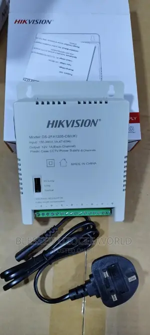 8 Channel / Ports Hikvision CCTV Power Supply Adaptor Device