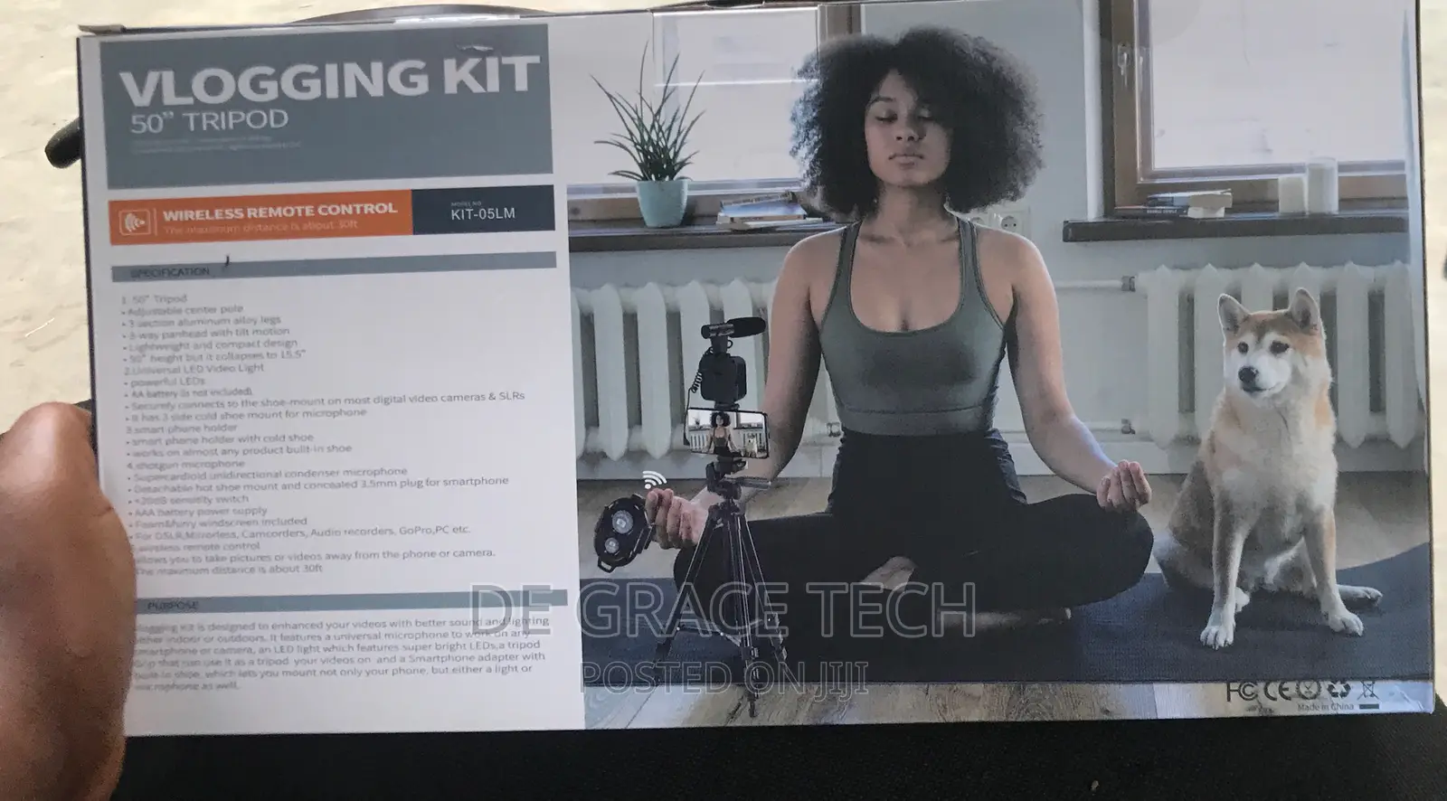 Professional Tripod Stand Vlogging Kit for Live Streaming