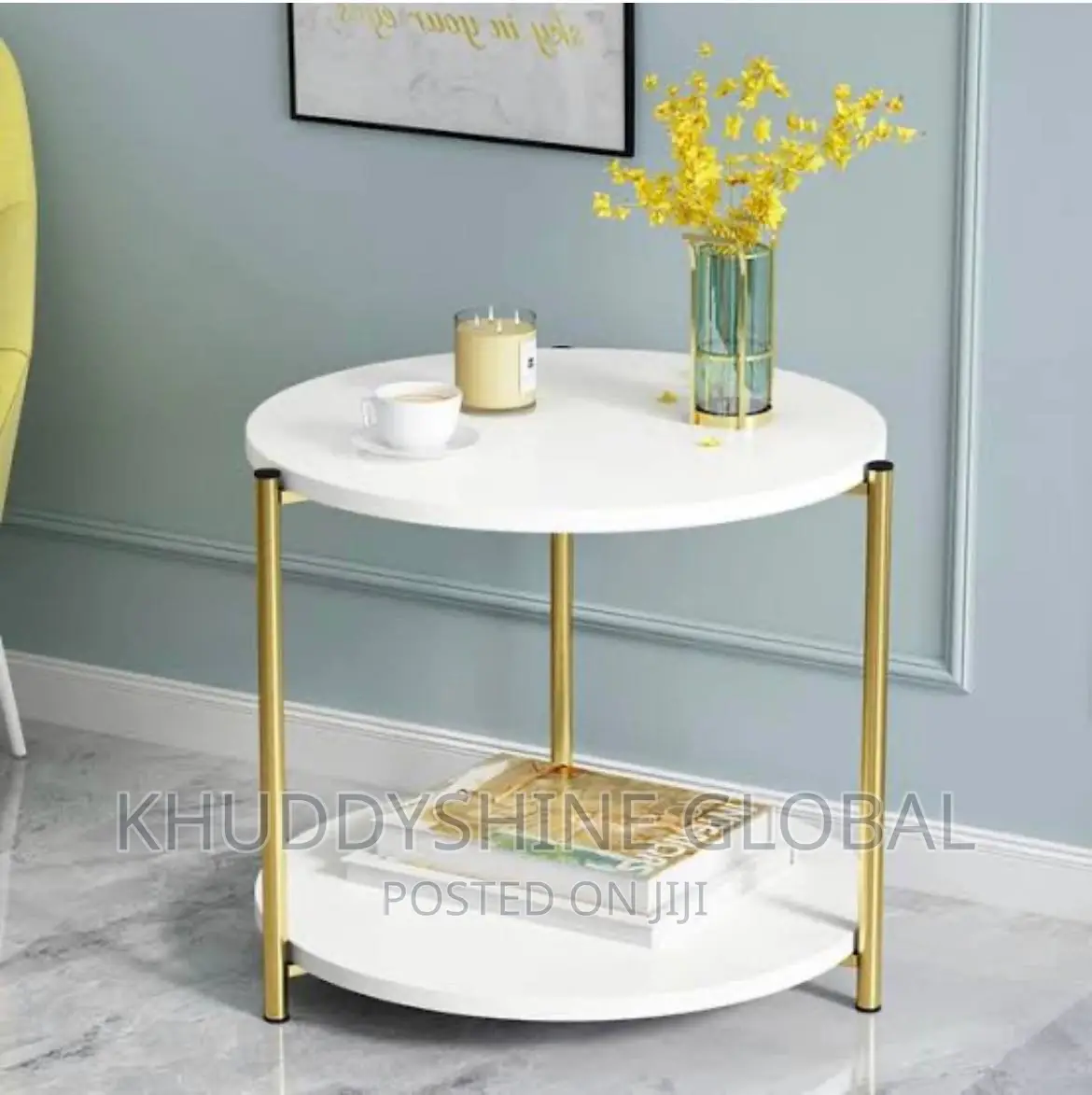 MDF Top Side Table (White)
Material:M