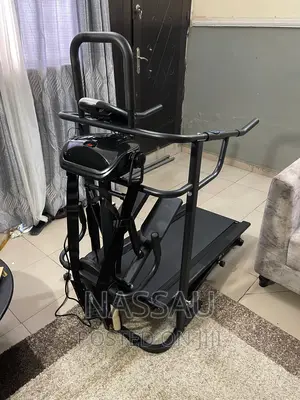 Photo - Manual Treadmills With Massager, Stepper, Waist Twister