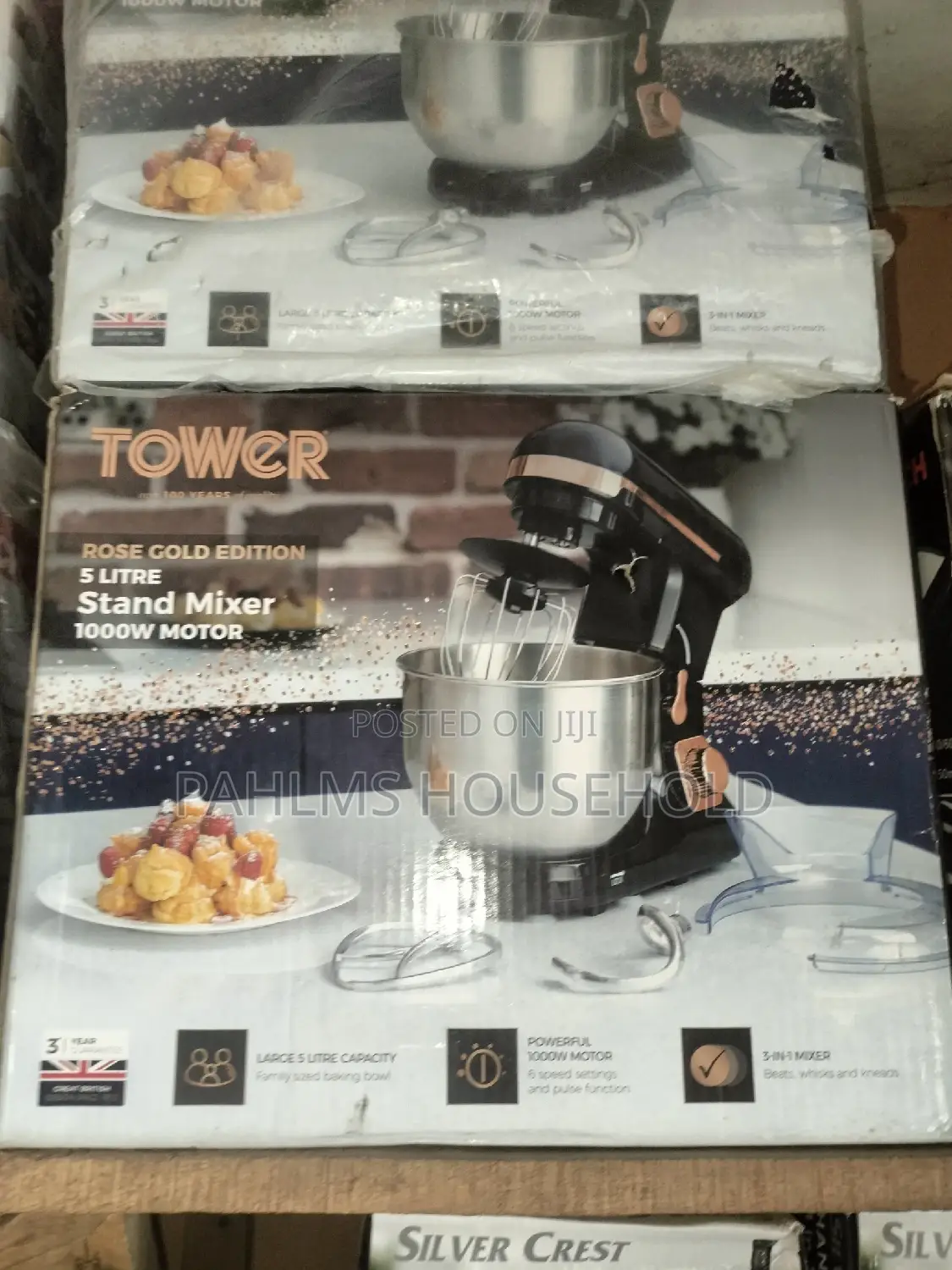 Tower 5 Liters Stand Mixer
