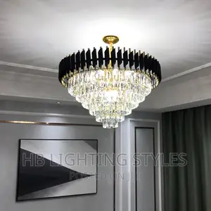 600mm Modern Luxury LED Crystal Light