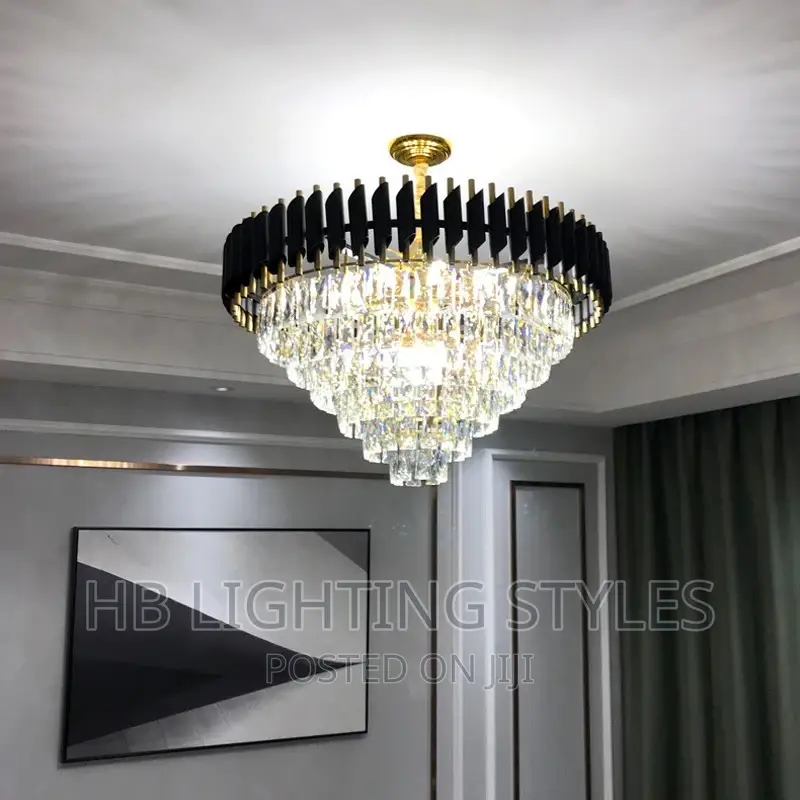 600mm Modern Luxury LED Crystal Light