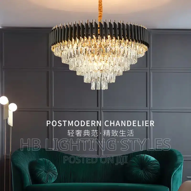 600mm Modern Luxury LED Crystal Light