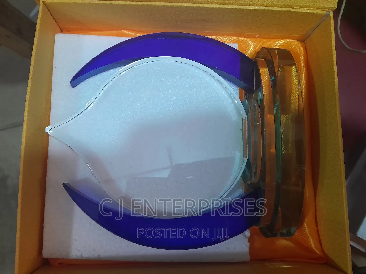 Glass Award Plaque B786