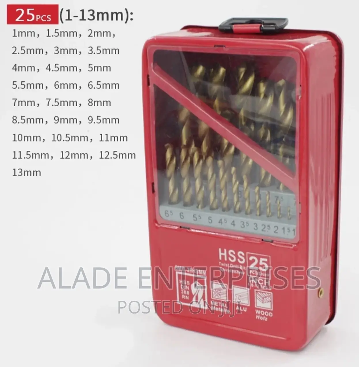 DLTC HSS Twist Drill Bit Set 25 PCS