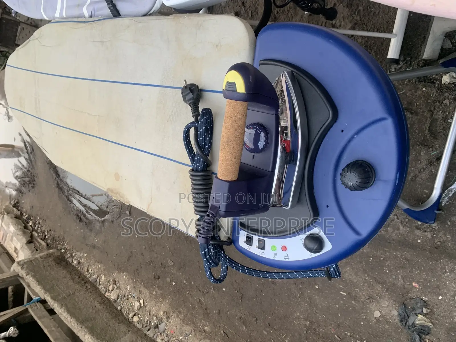 Industrial Ironing Board With Vacuum and Elements