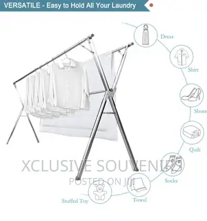 95 Inches Heavy Duty Stainless Steel Laundry Drying Rack