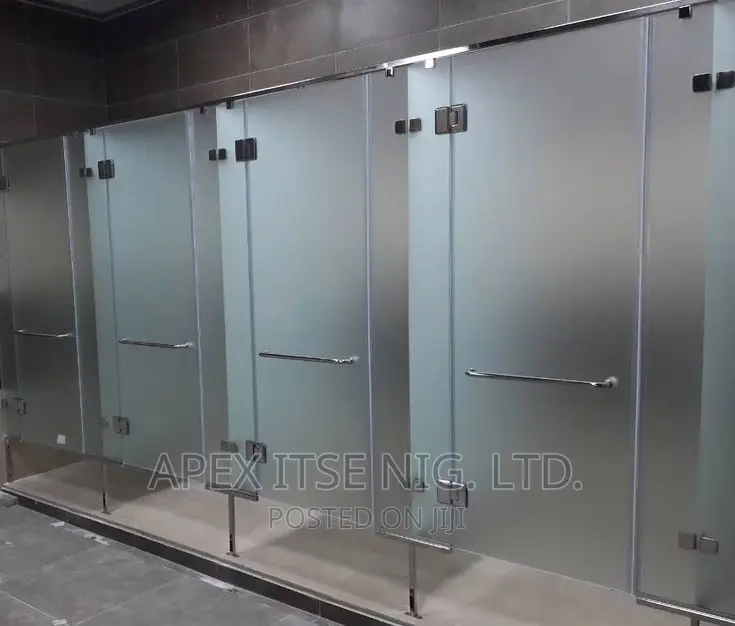 Public Restroom Glass Doors Format