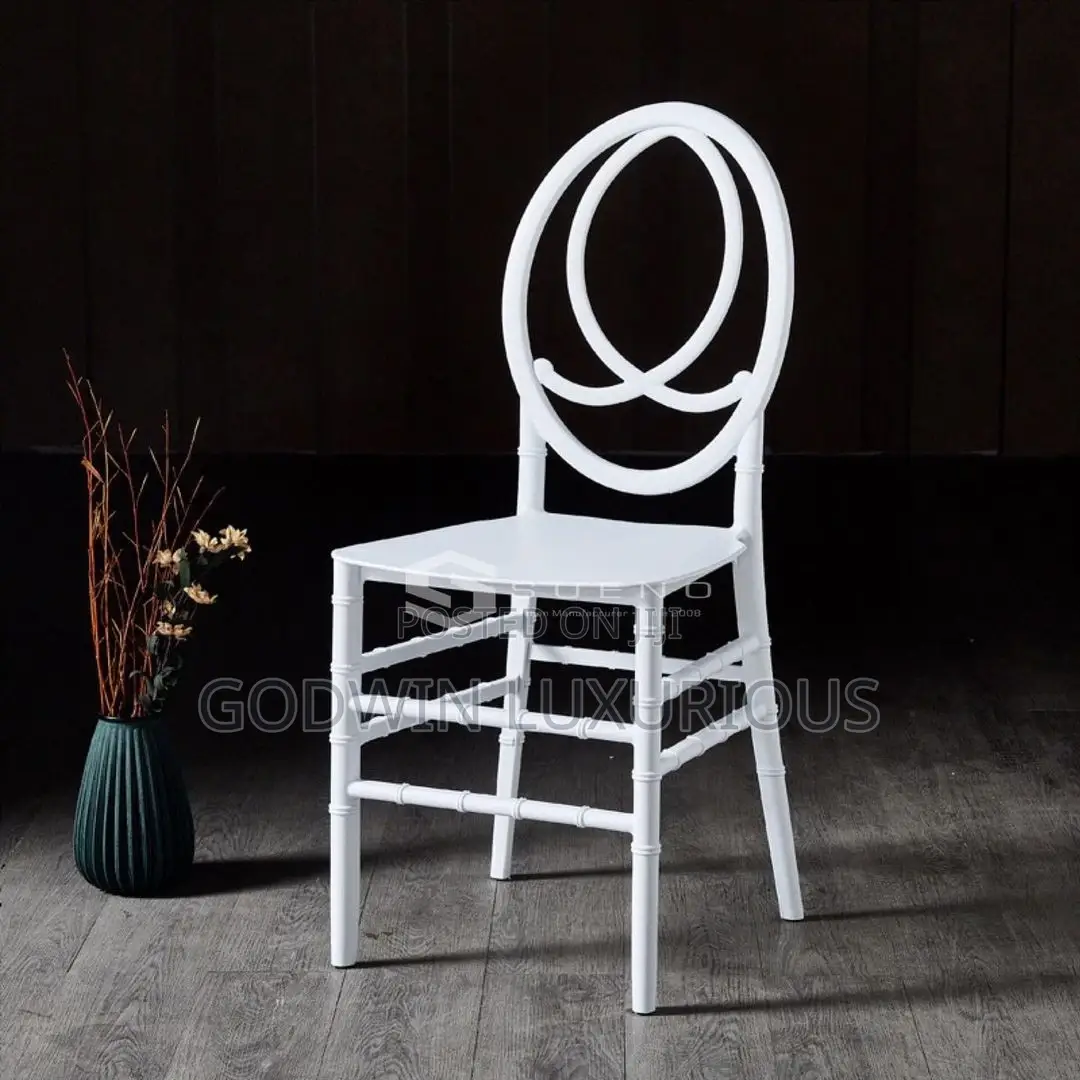White Plastic Dior Event Chairs