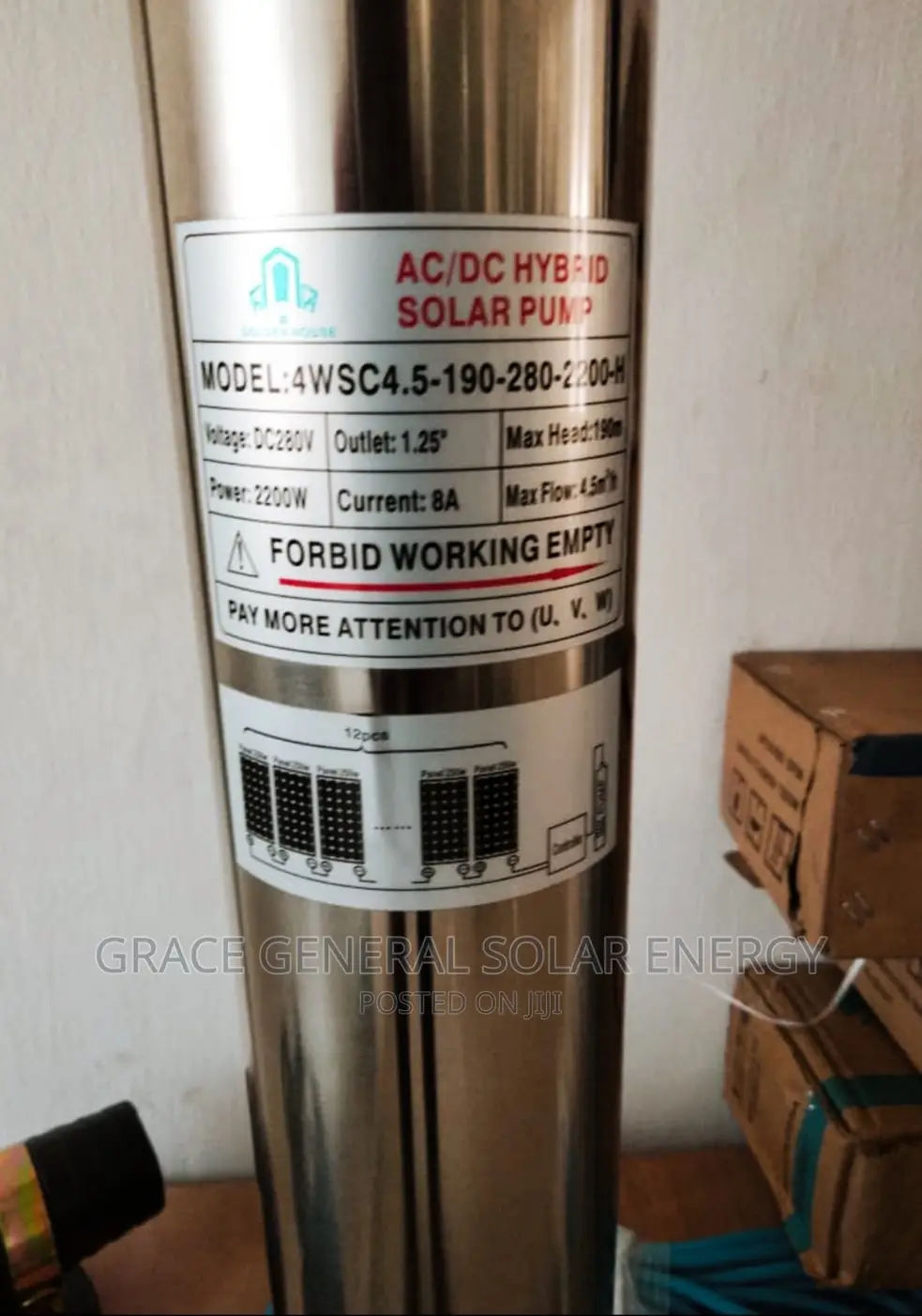 3.5HP AC/DC Solar Pump