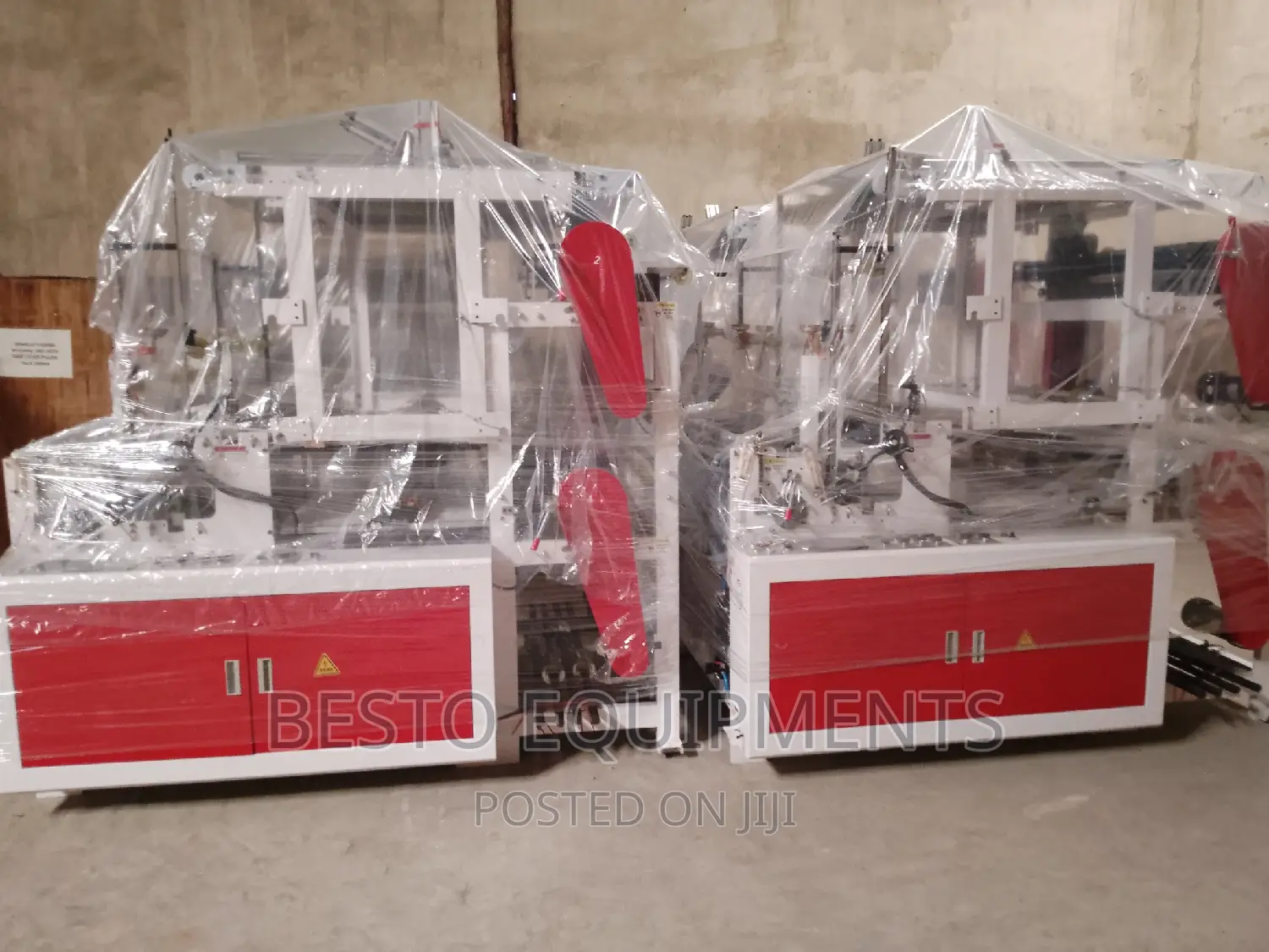 Double Deck Nylon Bag Making Machine 4lines With Conveyor