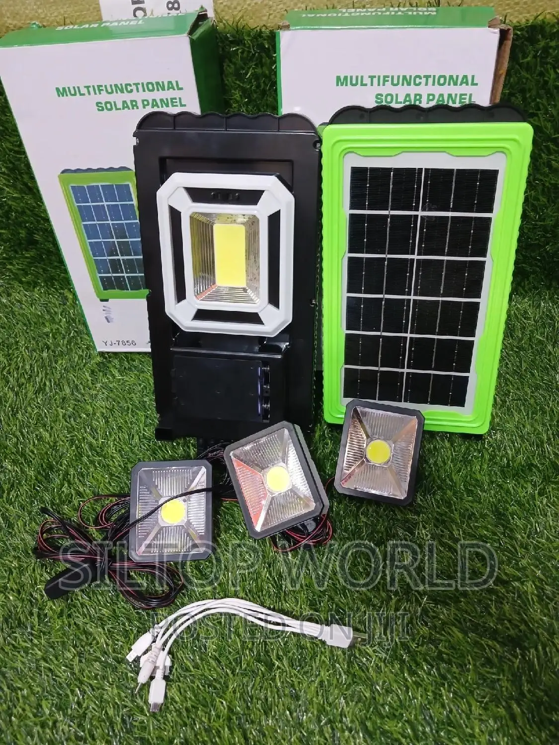 Solar Power With 3 Bulbs
