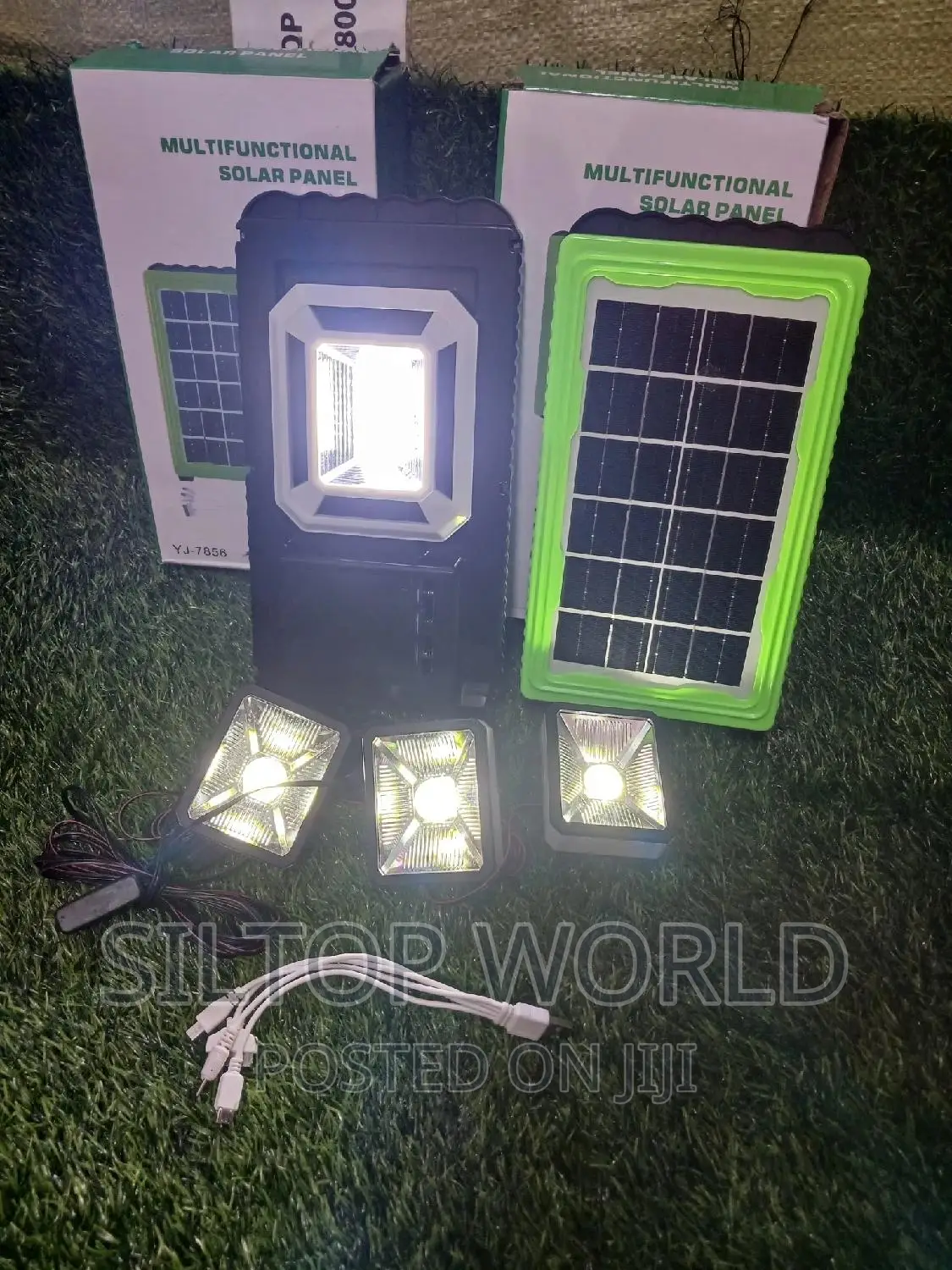 Solar Power With 3 Bulbs