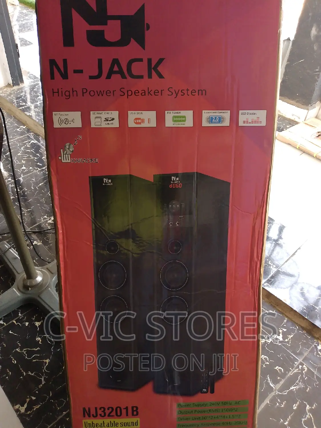 Njack High Power Speaker System