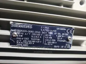 Siemens Electric Motor (4kw)