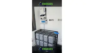 10kva Installation (96V)With 8 Batteries and 16 Solar Panel