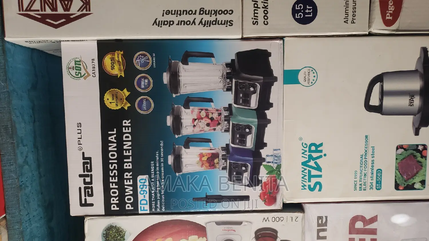 Fadar Commercial Blender 2ltrs