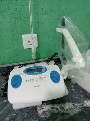 Ph Meter and the Prode With the Solution.