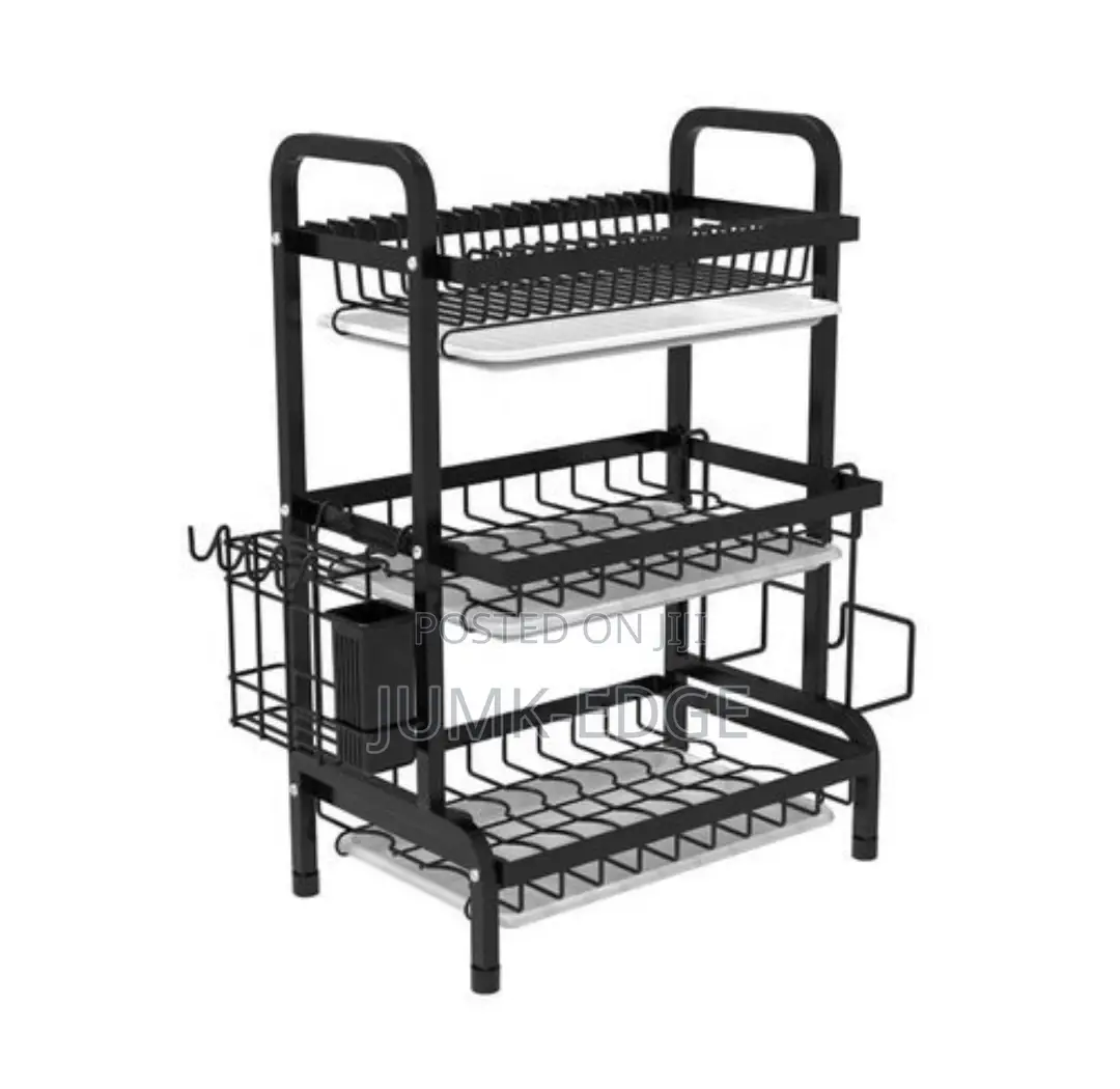 Ceramic 3 Tiers Plate Rack Big Size
