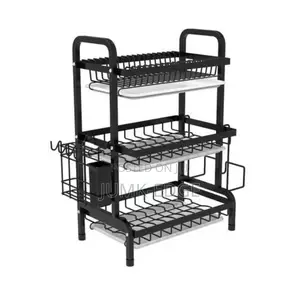 Ceramic 3 Tiers Plate Rack Big Size