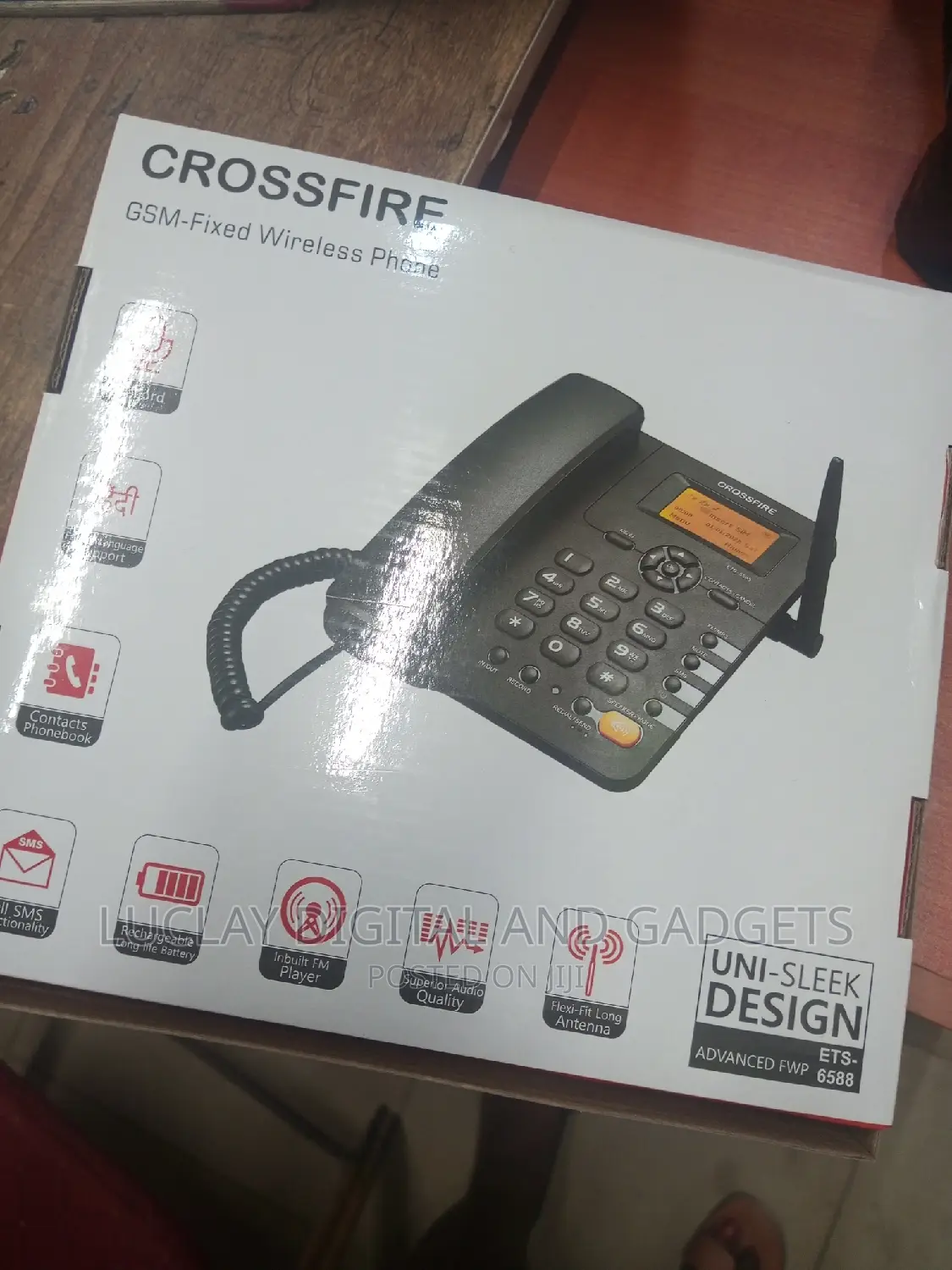Crossfire GSM Double Sim Table Phone