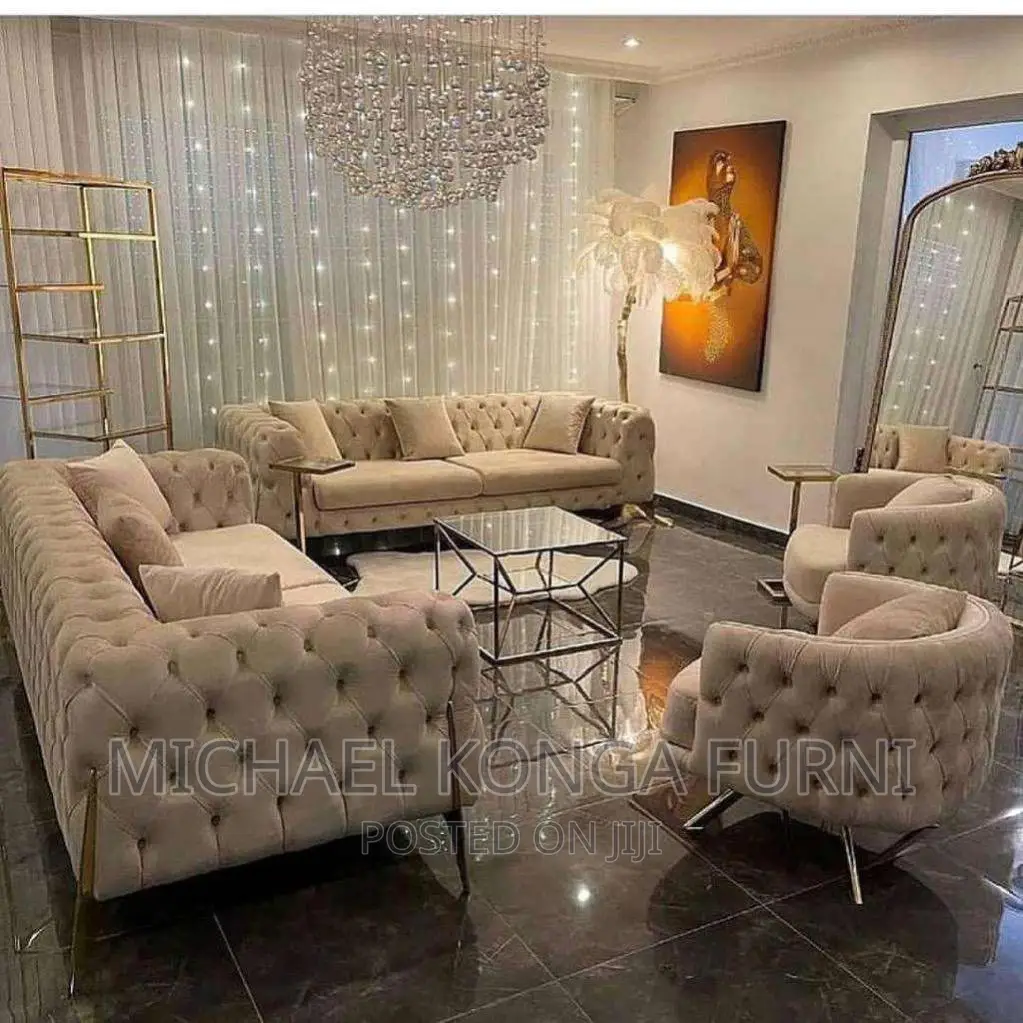 Weaved Chesterfield Sofa