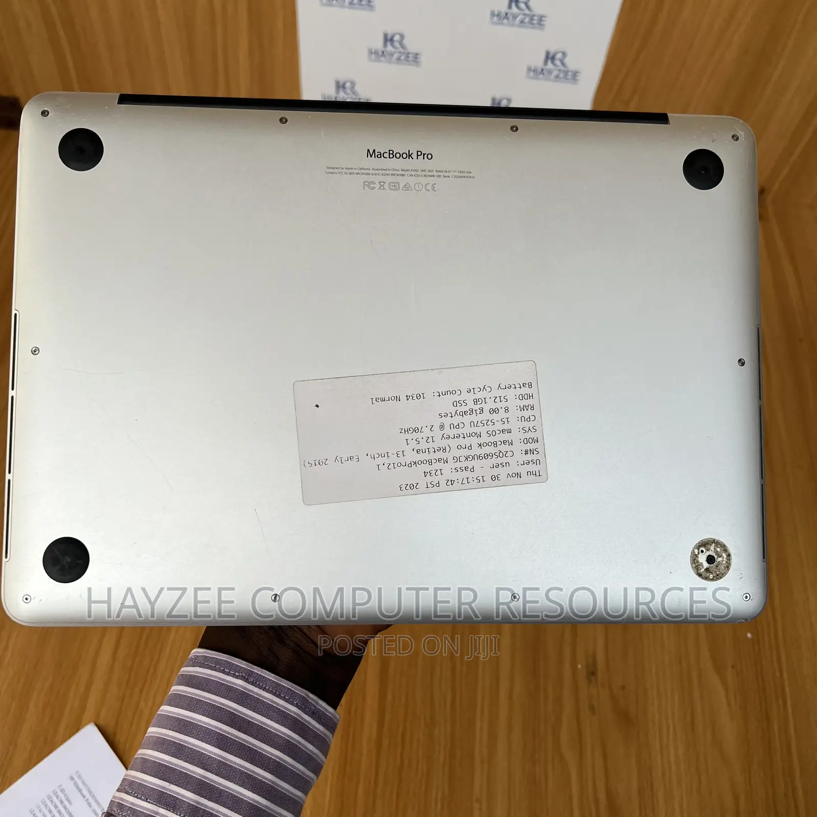 Laptop Apple MacBook Pro 2015 8GB Intel Core i5 SSD 256GB