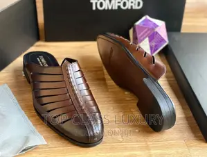 Leather Tom Ford Luxury Designer Half Shoe