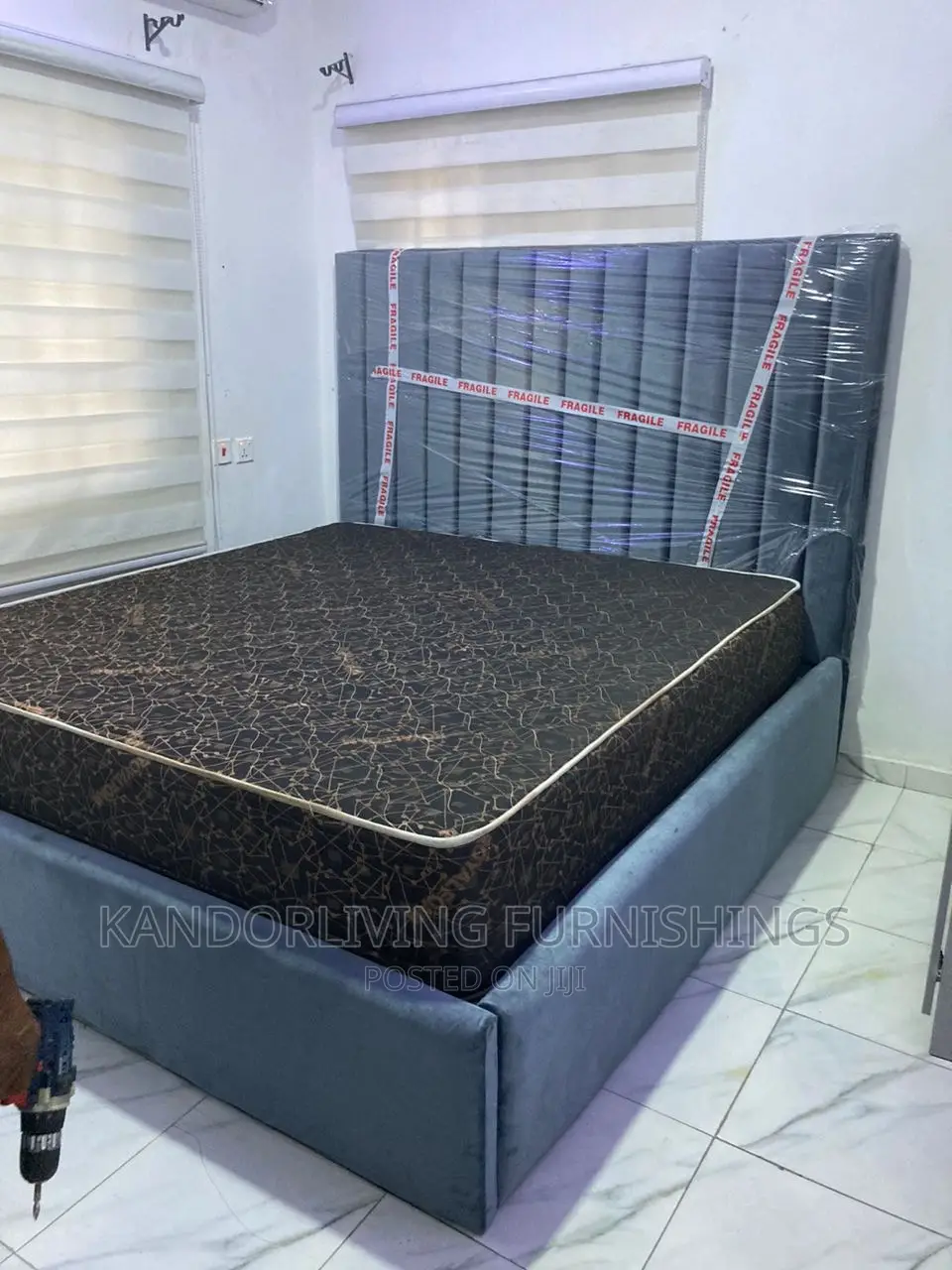 6 by 6 Padded Bed Frame