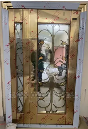 4ft by 7ft Gold Flower