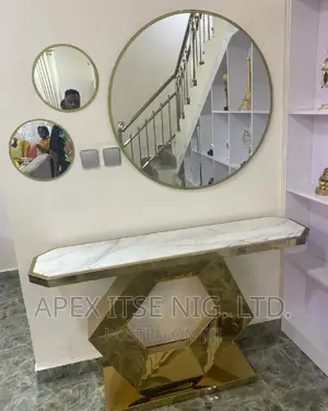 Gold Edging Wall Mirror
