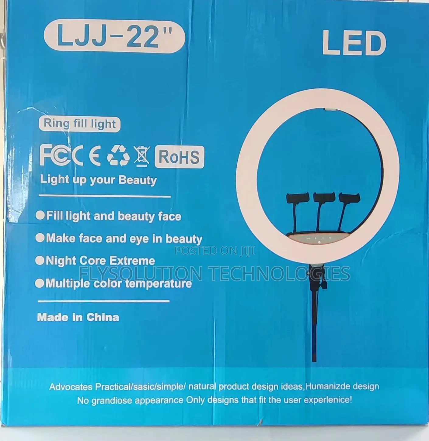 22inch LJJ Selfie Led Ring Light - Adjustable Colour Modes